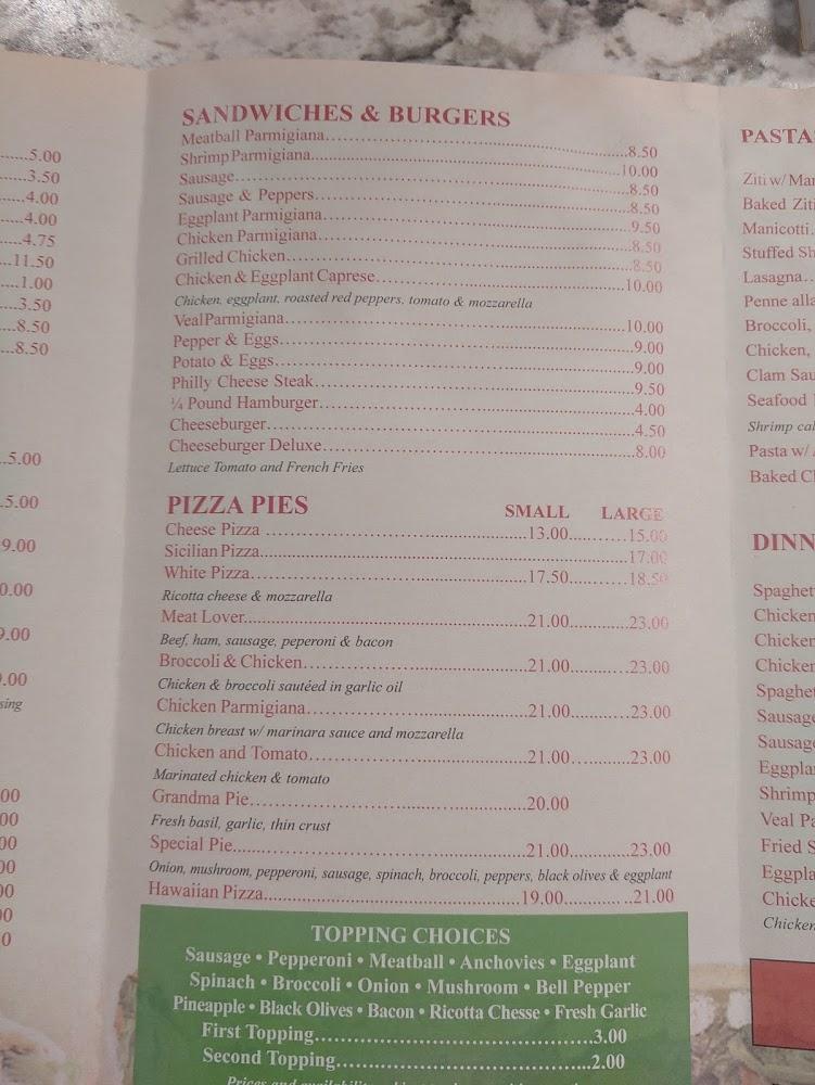 Villa Maria Pizzeria Menu image 3